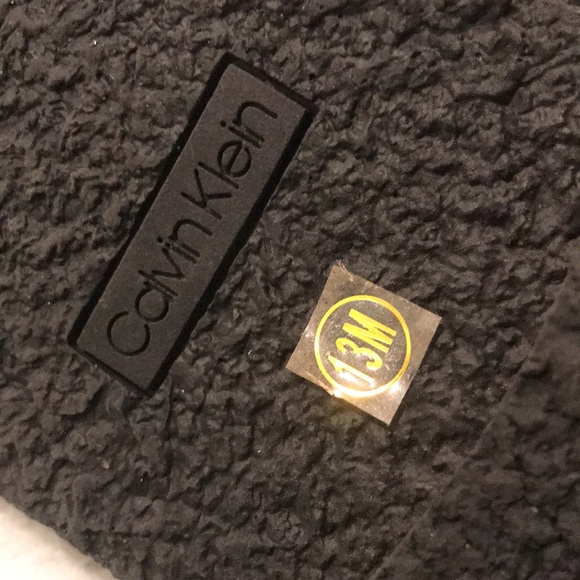 Calvin Klein Leather Shoes Mens 13 Black Waterproof Winslet Loafers Foam Insole - Picture 7 of 10